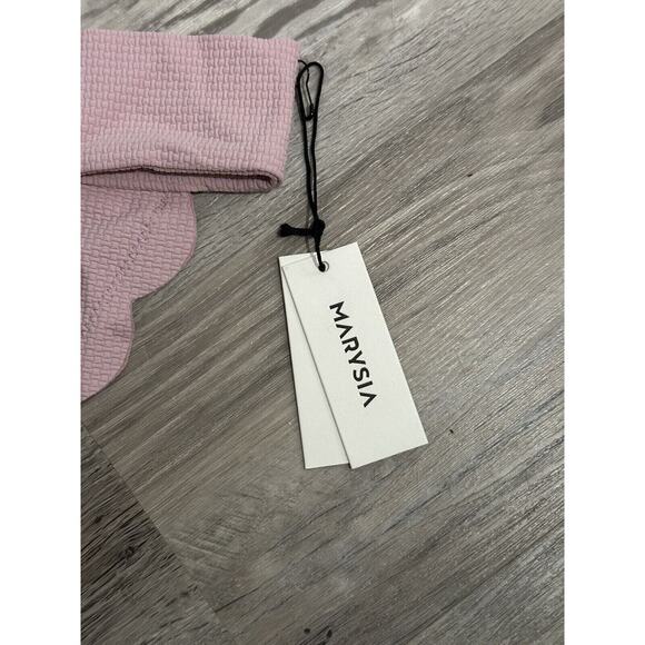 MARYSIA Antibes Scalloped Bikini Bottom Light Purple Size Small NWT - Picture 2 of 6